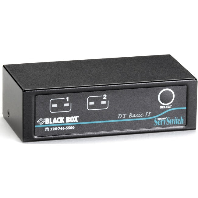 Desktop KVM Switch - VGA, USB or PS/2, 2-Port | BLACK BOX KV7022A