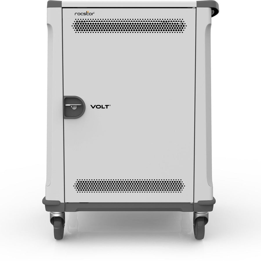 Device Charging Cart - Mobile Storage for 32 Devices | Rocstor VT0C32-01