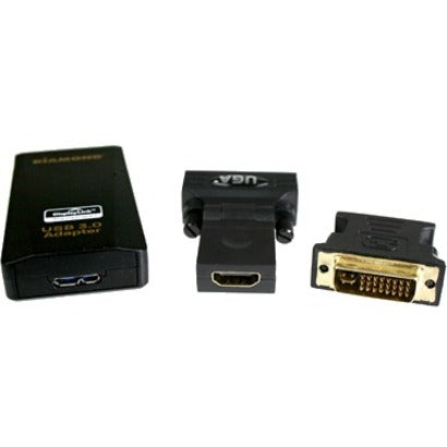 Diamond Multimedia Usb 3.0 To Vga/Dvi / Hdmi Video Graphics Adapter Up To 20481152 / 19201080 (Bvu3500)