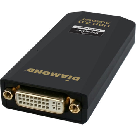 Diamond Multimedia Usb 3.0 To Vga/Dvi / Hdmi Video Graphics Adapter Up To 20481152 / 19201080 (Bvu3500)