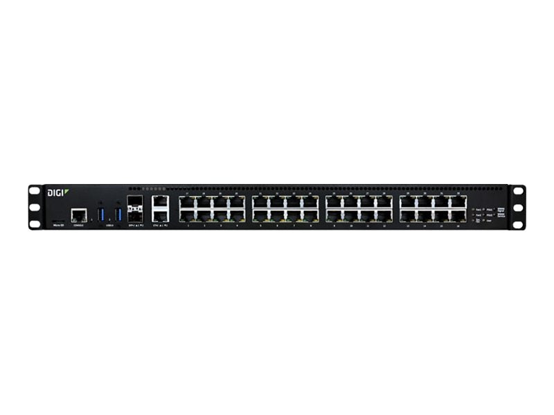 Digi Connect EZ 32 MEI - Device server - dual AC power, US power cords - with 1-year Digi LifeCycle Assurance - 32 ports - RS-232, EZ32-C200-US