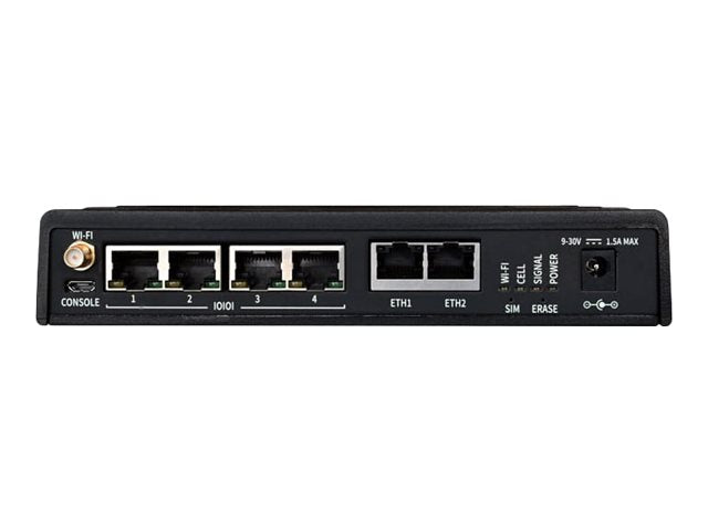 Digi Connect EZ 4 - Device server - 4 ports - 1GbE, RS-232, RS-422, RS-485 - Wi-Fi 5 - 2.4 GHz, 5 GHz EZ04-WA00-GLB