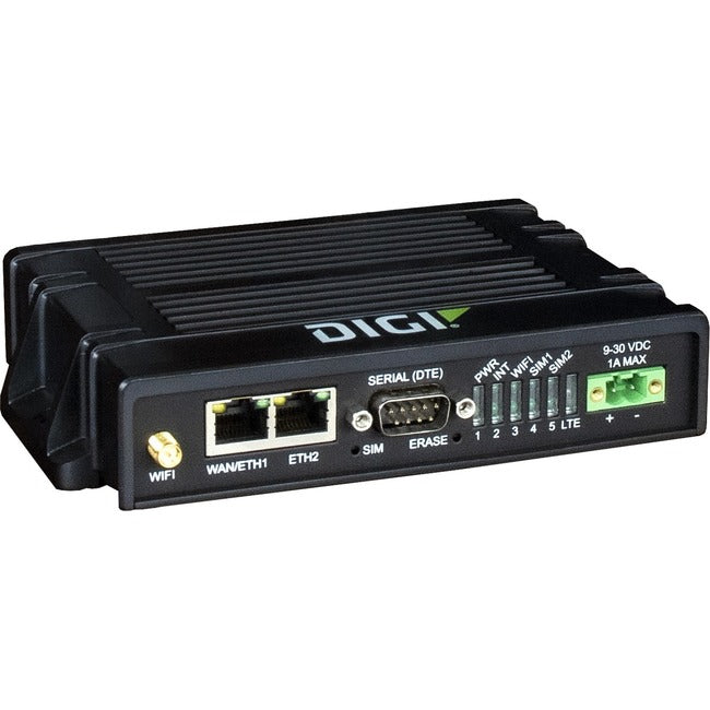 Digi IX20-W0G4 Industrial Cellular Router - LTE Cat 4 Global Wi-Fi Gateway | TecISoft