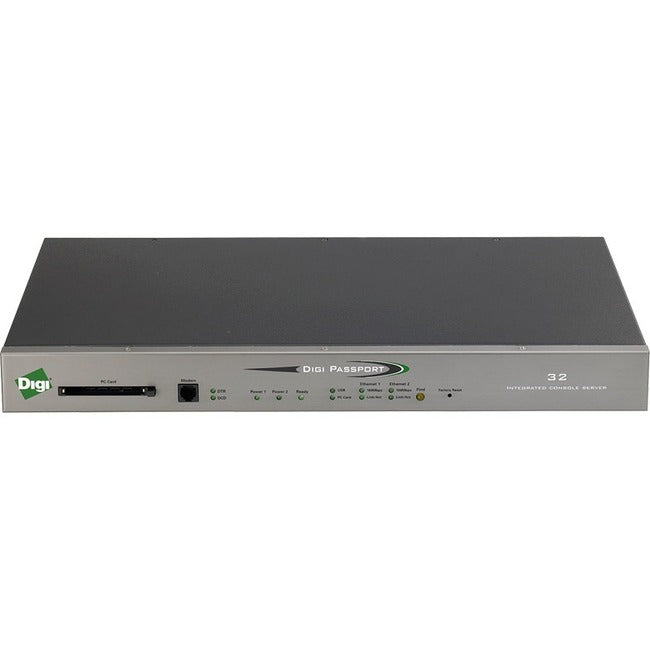 Digi Passport 32 Integrated Console Server W/ Freekvm & Dual Power (32 Rj-45 Ser
