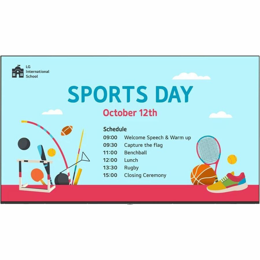 Digital Signage Systems - LG 65" UM340E Commercial Display | TechSoft 65UM340E0UZ