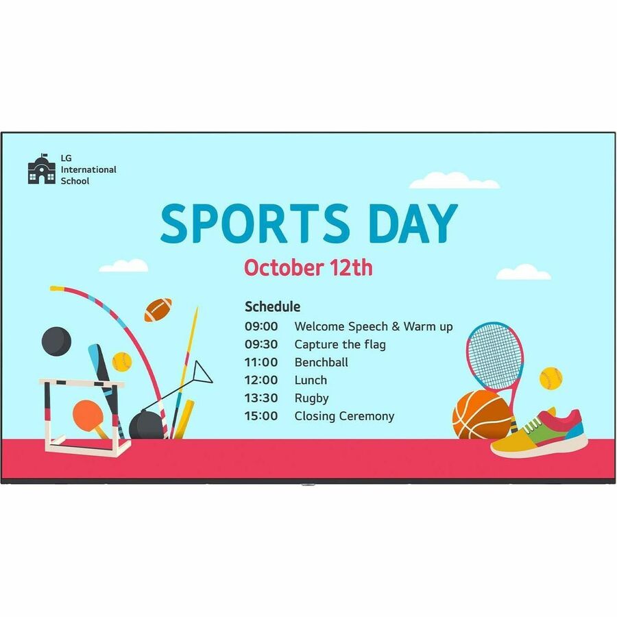 Digital Signage Systems - Professional 55" UHD Display | LG UM340E 55UM340E0UZ