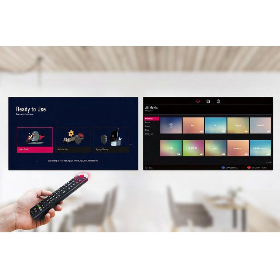 Digital Signage Video Wall 2x2 Bundle - 49" FHD Display System | TecISoft 49VL5GMW-4P