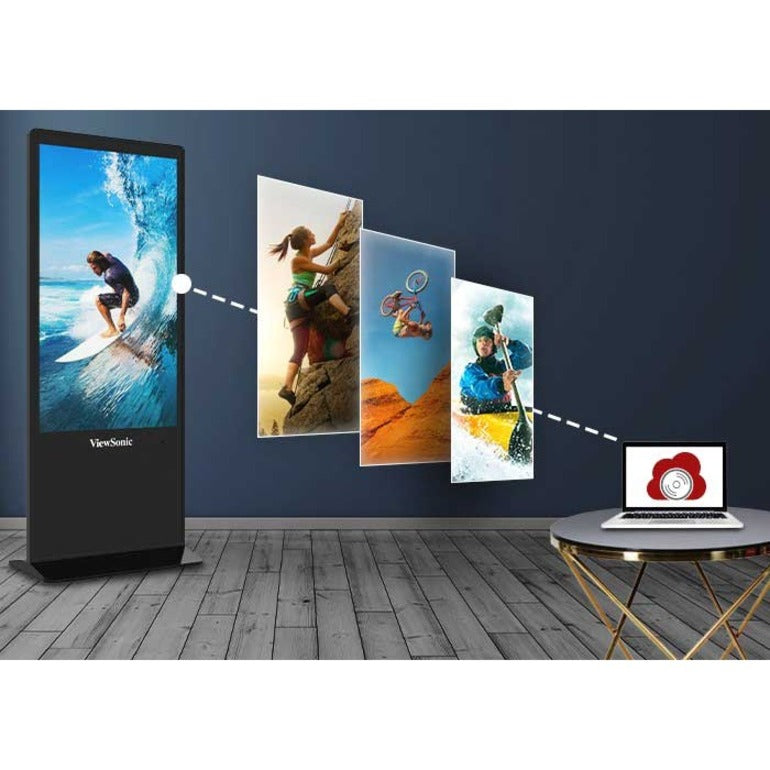 Digital ePoster Display - ViewSonic EP5542T 55" Multi-Touch 4K Interactive Kiosk | TechSoft