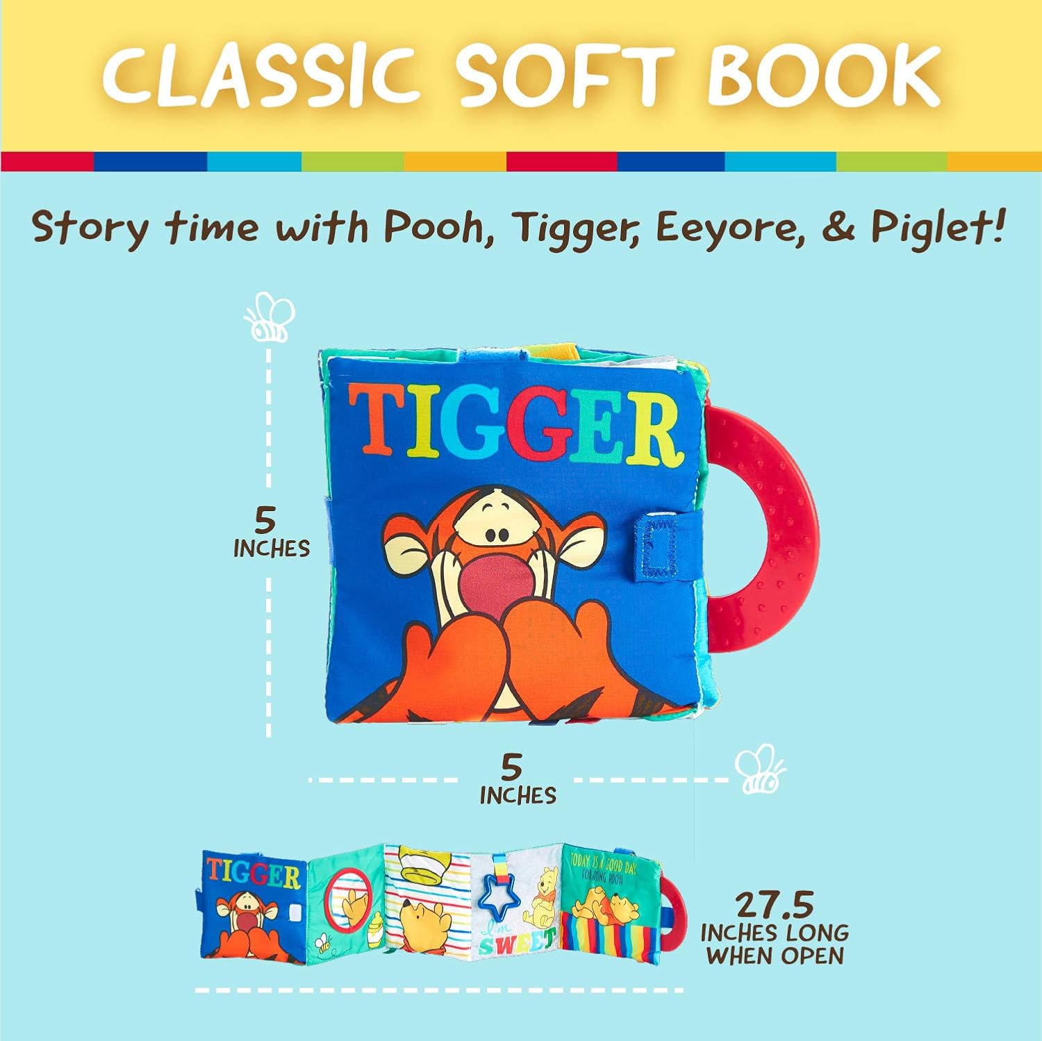 Disney-Classic Winnie The Pooh Accordion Soft Book
