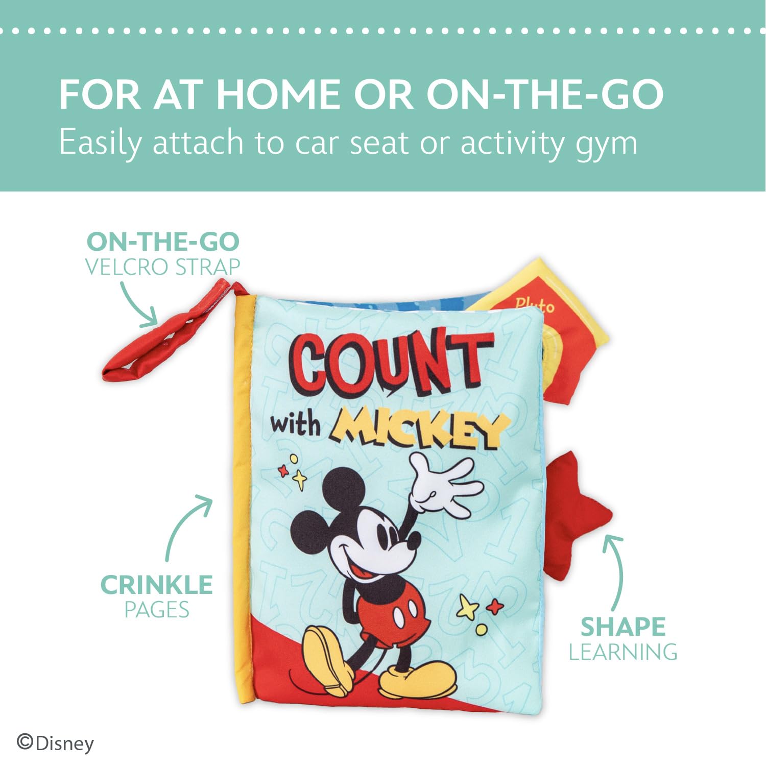 Disney - Count with Mickey Mouse Deluxe Soft Book