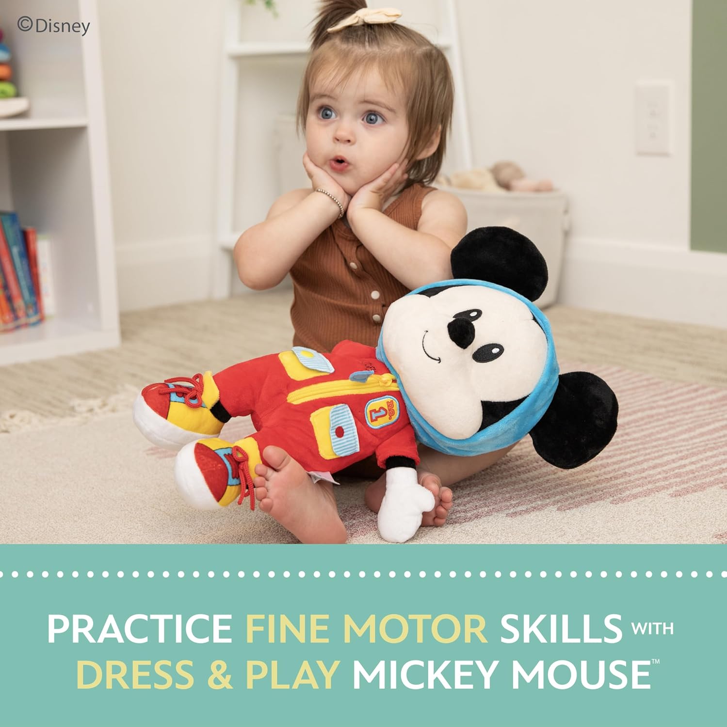 Disney Mickey Mouse Dress and Play Plush