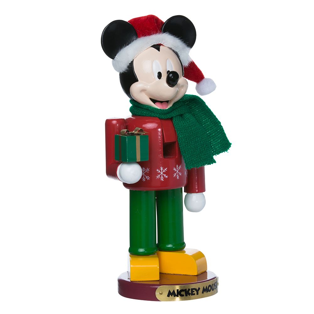 Disney Mickey Mouse With Present Nutcracker