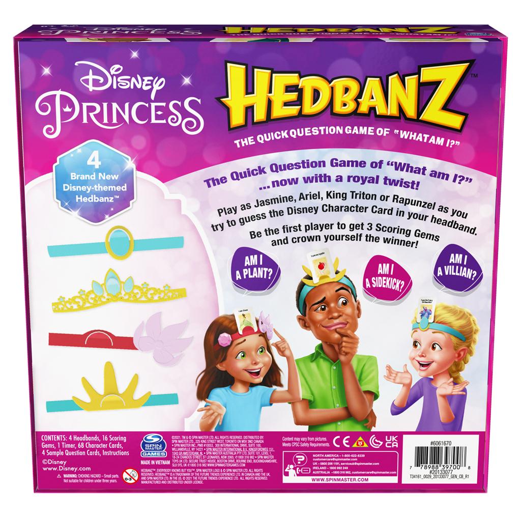 Disney Princess Hedbanz Picture Guessing Board Game