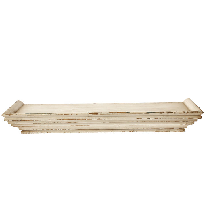 Distressed Wood Floating Shelf - 23" x 7" x 3.25"