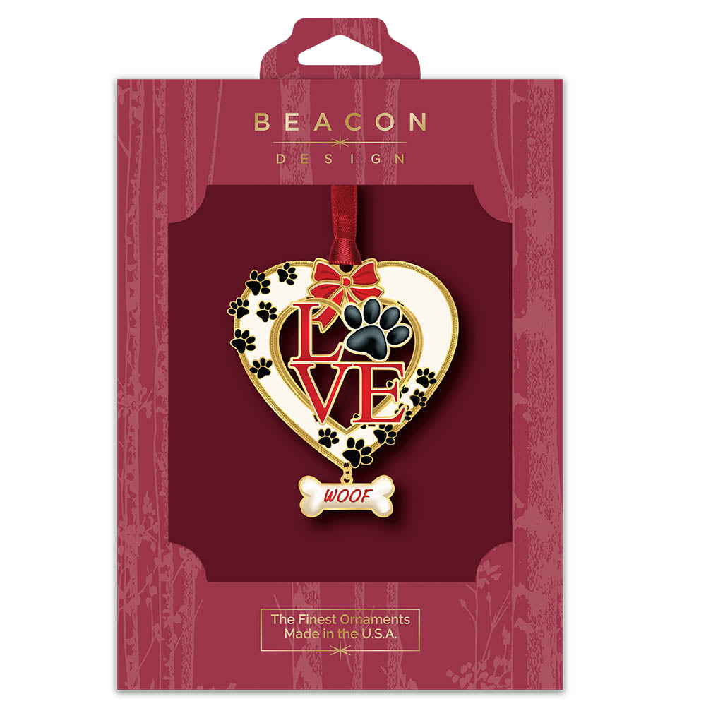 Dog Love Ornament