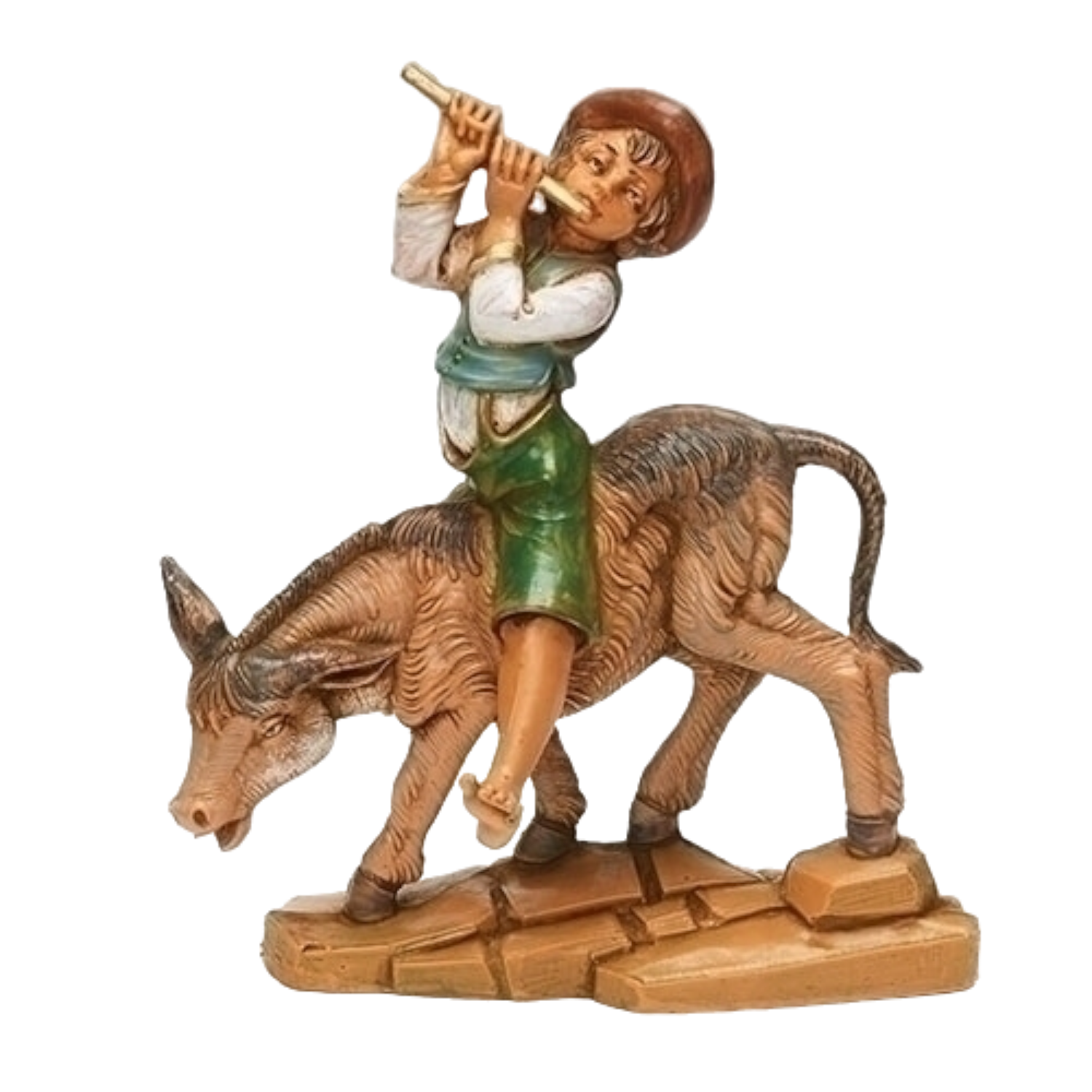 Dominic Boy with Donkey - Fontanini - 5" scale