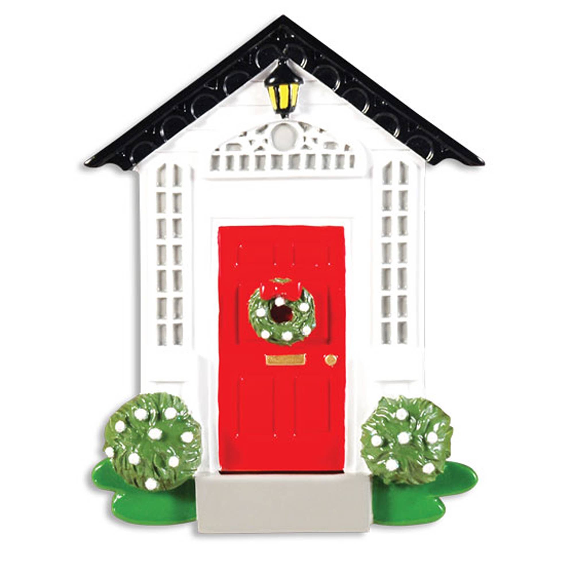 Door With Peak Christmas Ornament
