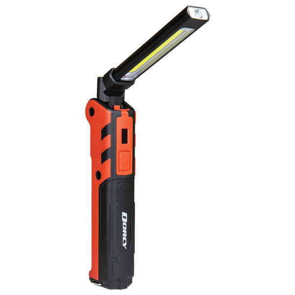 Dorcy 41-4343 450-Lumen Flex COB Rechargeable Work Light and LED Tip Inspection