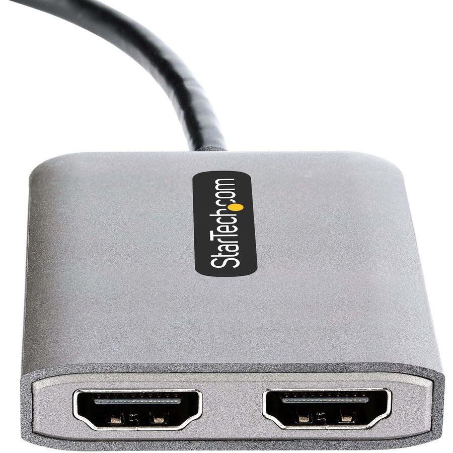 Dp 1.4 To Dual Hdmi Mst Hub,4K 60Hz Multi Monitor Adapter