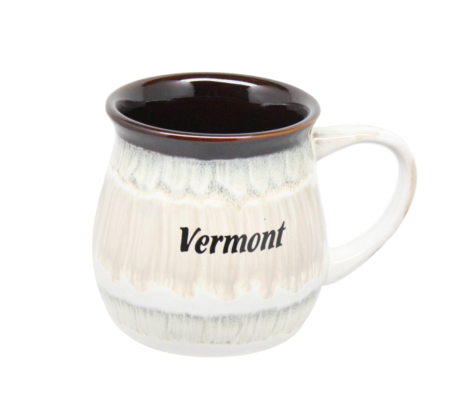 Drip Glaze Two-tone Pot Mug - Earth
