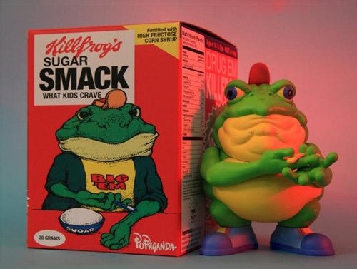 Drug Em Killfrog figure by Ron English