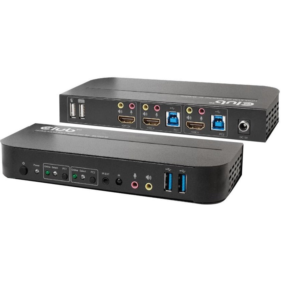 Dual HDMI 4K KVM Switch - 60Hz Multi-Monitor Control | TecSoft CSV-1382