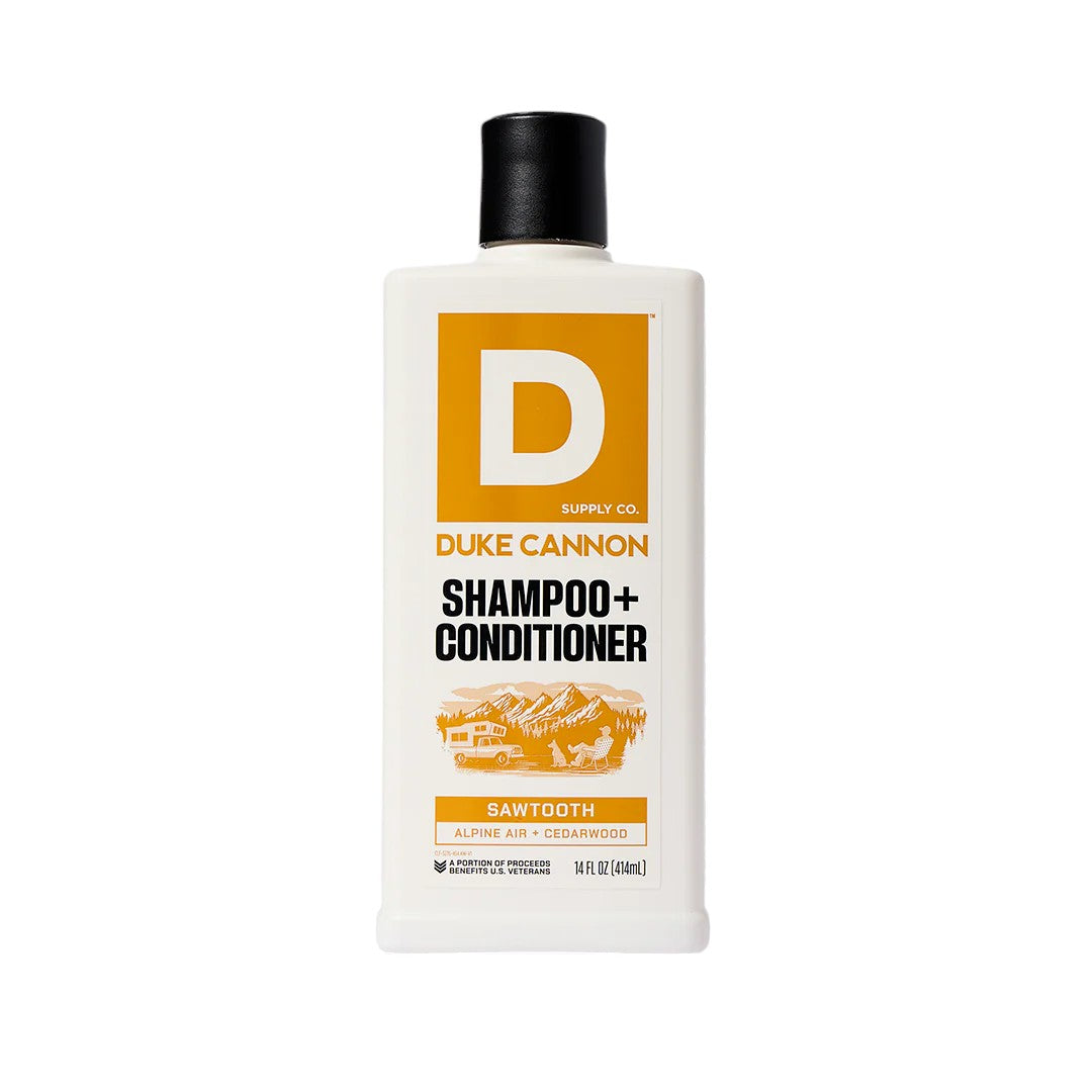 Duke Cannon Sawtooth Shampoo + Conditioner
