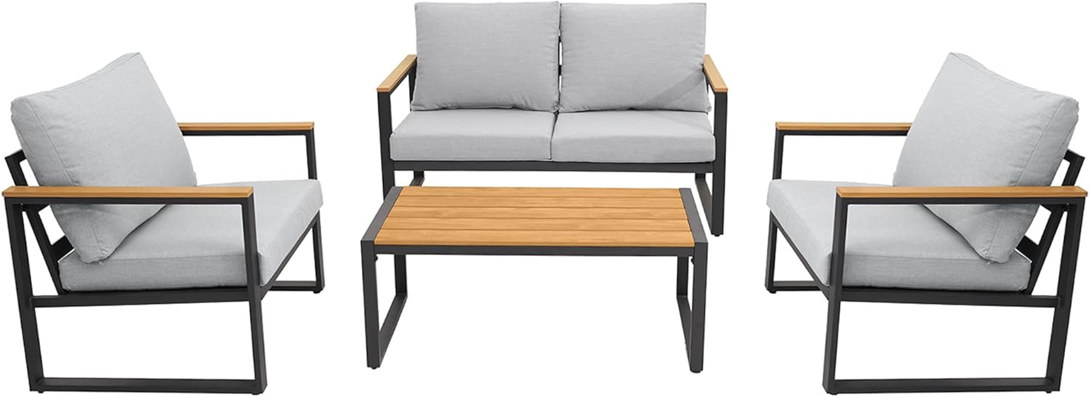 Durable Four Piece Outdoor Patio Furniture Set Upgrade