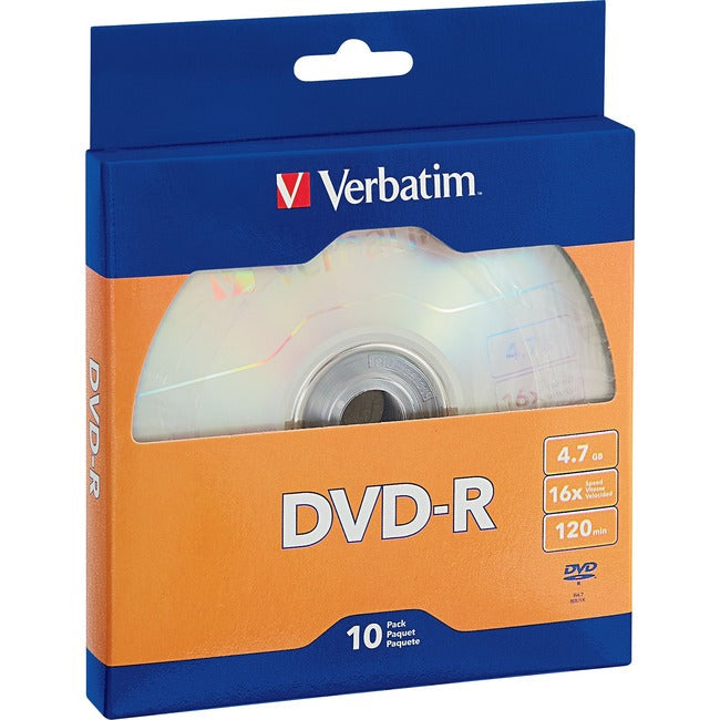 Dvd-R 4.7Gb 16X Branded 10Pk Box