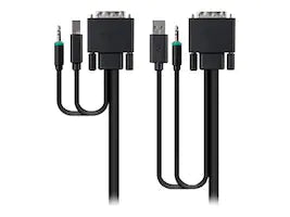 Dvi/Usb/Aud Kvm Cable, 15Ft