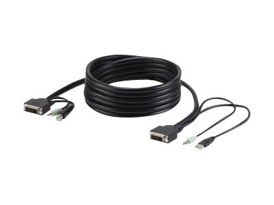 Dvi/Usb/Aud Kvm Cable, 6Ft