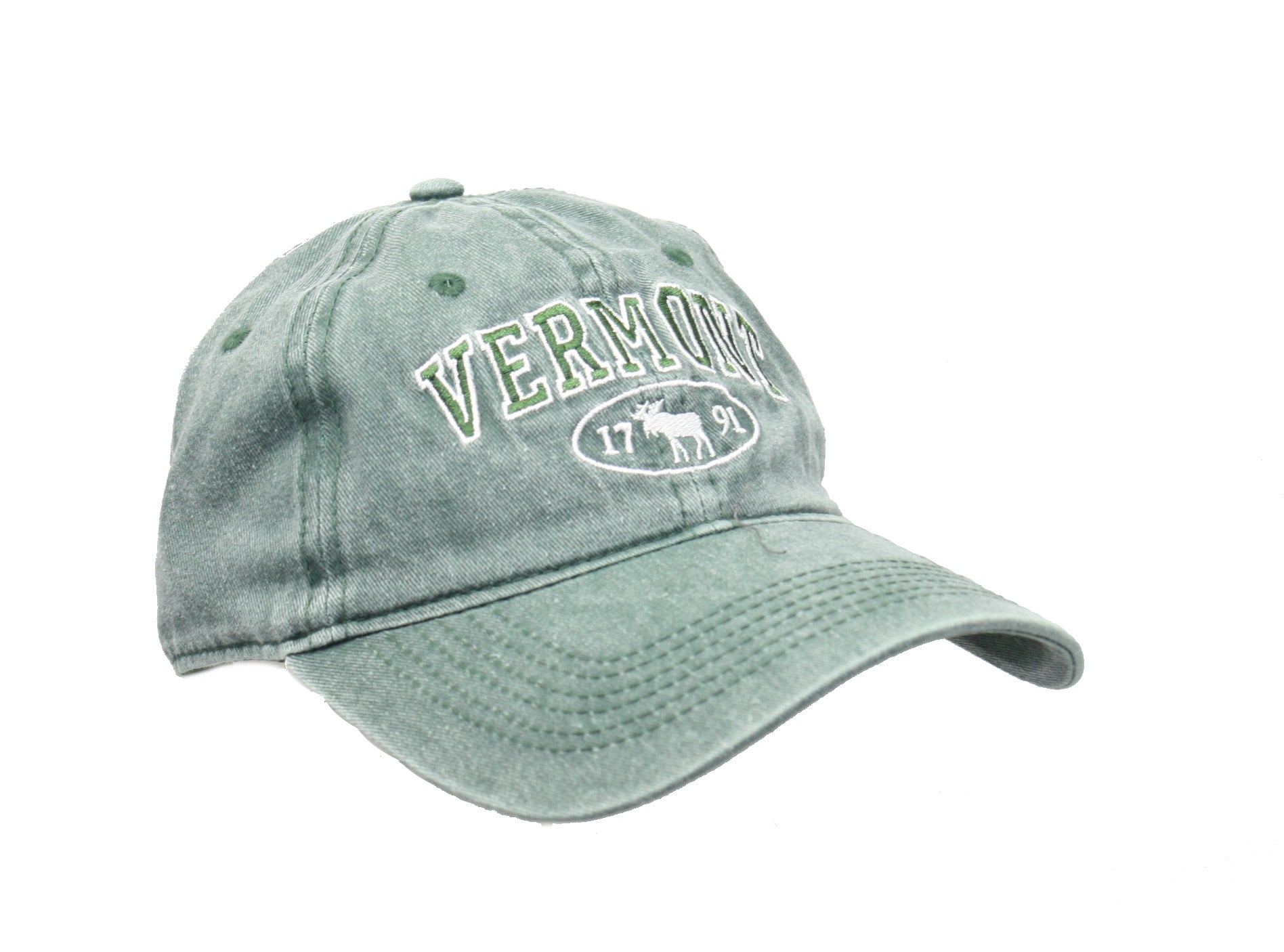Dyed Cap Vermont 1791 Moose - Green