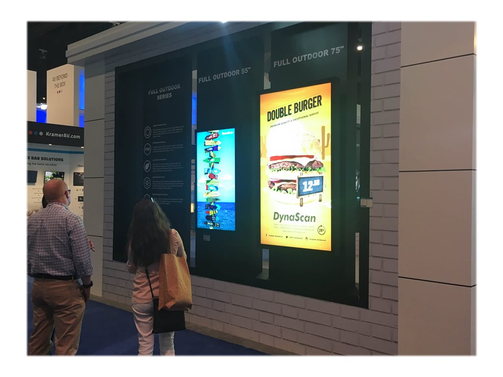 DynaScan DO552LR4 - 55 Diagonal Class (54.64" viewable) - Full Outdoor Series LED-backlit LCD display - interactive