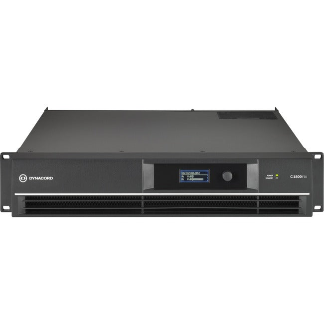 Dynacord C1800FDi Amplifier - 1900 W RMS - 2 Channel - Black C1800FDI-US