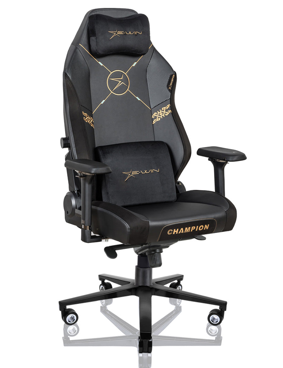 E-WIN Champion Upgraded Series Ergonomic Computer Gaming Office Chair with Pillows - CPJ-REV