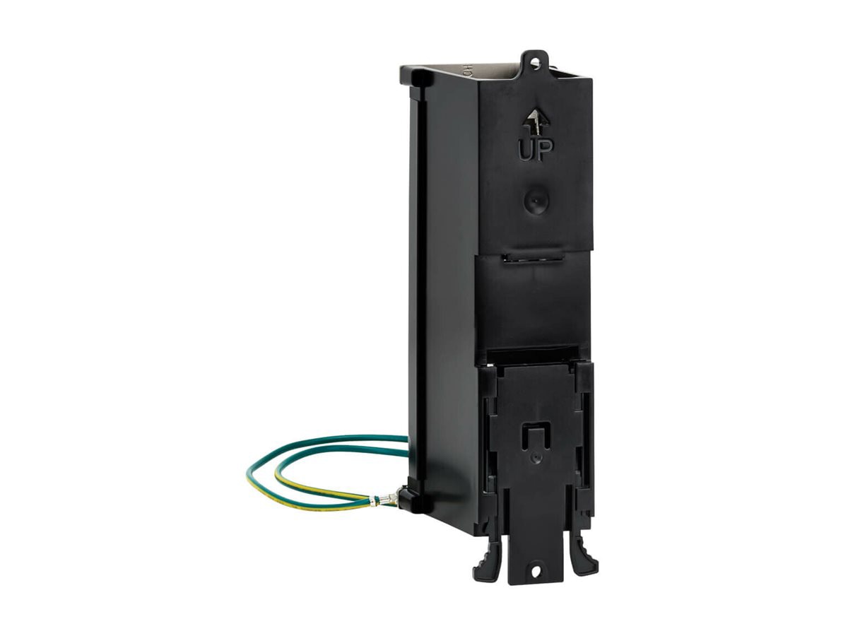 EATON 8-Port Metal Shielded DIN-Rail Patch Panel for Industrial Use