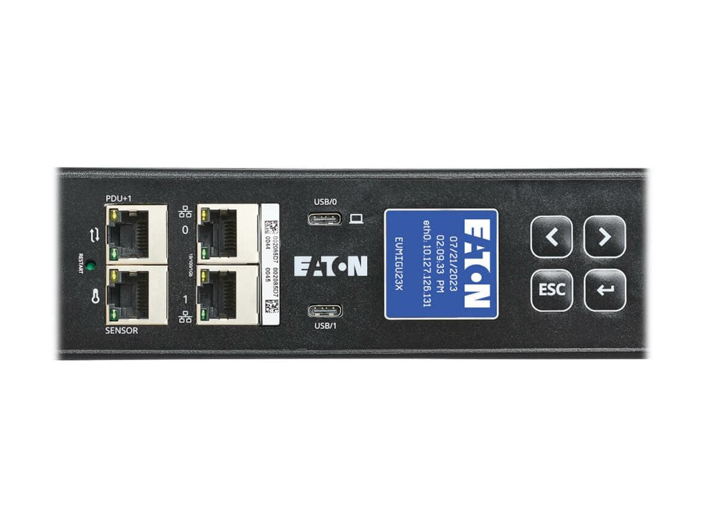 EATON Metered Input G4 Rack PDU 0U-41U 23KW Power Distribution