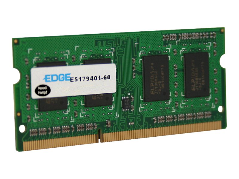 EDGE - DDR3 - module - 2 GB - SO-DIMM 204-pin - 1333 MHz / PC3-10600 - unbuffered - non-ECC PE231729