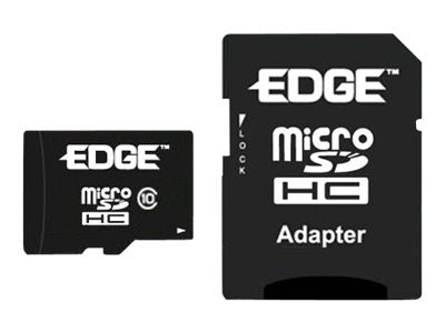 EDGE - Flash memory card (microSDHC to SD adapter included) - 8 GB - Class 10 - microSDHC PE246600