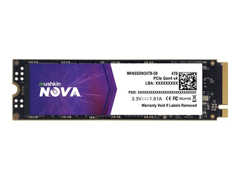 EDGE MEMORY Nova 4TB M.2 2280 PCIe Gen4 x4 SSD High-Speed Storage