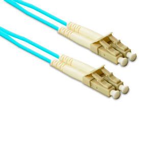 ENET 20M LC/LC Duplex Multimode 50/125 10Gb OM4 or Better Aqua Laser Optimized Multi-Mode (LOMM) Fiber Patch Cable 20 meter LC-LC Individually Tested LC2-OM4-20M-ENC