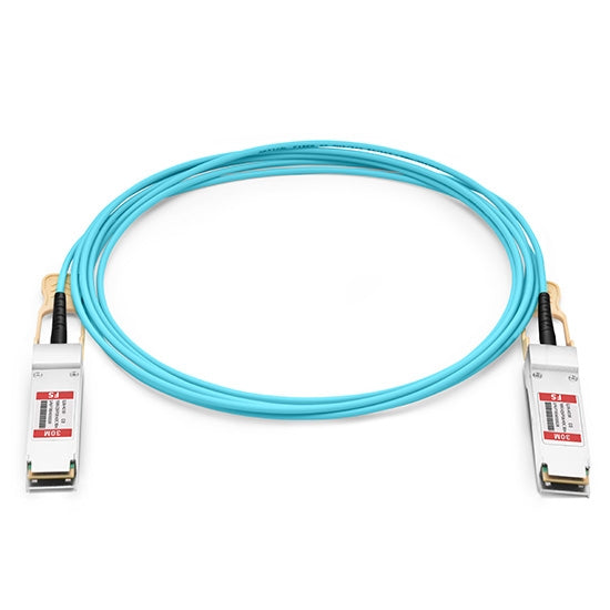 ENET Cisco Compatible QSFP-100G-AOC30M TAA Compliant Functionally Identical 100GBASE-AOC QSFP28 Active Optical Cable Assembly 30m QSFP-100G-AOC30M-ENC