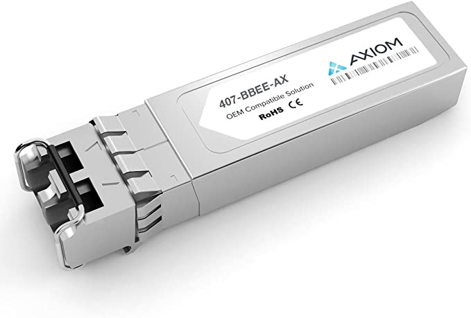 ENET Dell Compatible 407-BBEE TAA Compliant Functionally Identical 10GBASE-LR SFP+ 1310nm Duplex LC Connector 407-BBEE-ENC