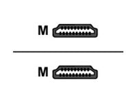 ENET - High Speed - HDMI cable - HDMI male to HDMI male - 1 ft - black