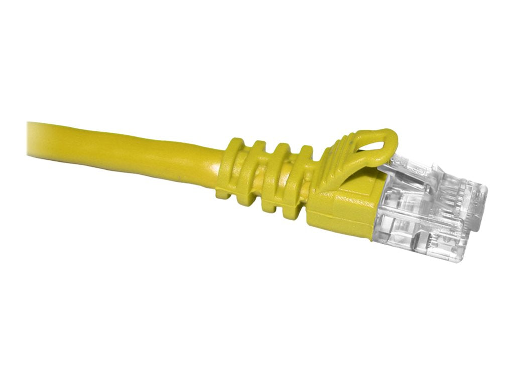 ENET - Patch cable - RJ-45 (M) to RJ-45 (M) - 25 ft - UTP - CAT 6a - molded, riser, snagless - yellow