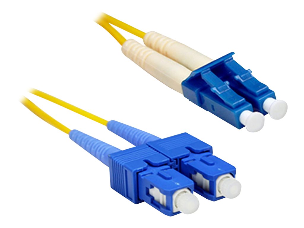 ENET - Patch cable - SC single-mode (M) to LC single-mode (M) - 12 m - fiber optic - duplex - 9 / 125 micron - OS1 -