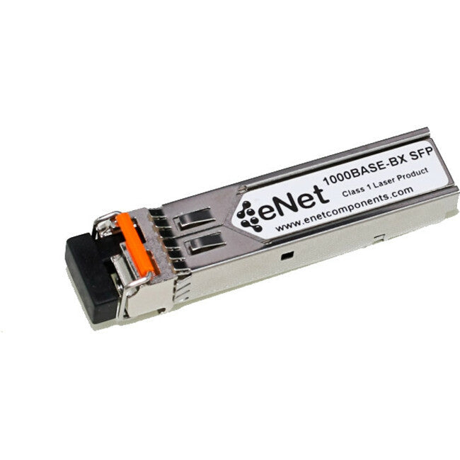 ENET Ruckus (Formerly Brocade) Compatible E1MG-100BXD TAA Compliant Functionally Identical 100BASE-BXU SFP Tx1310nm/Rx1490nm 20km Simplex LC Single-mode E1MG-100BXD-ENC