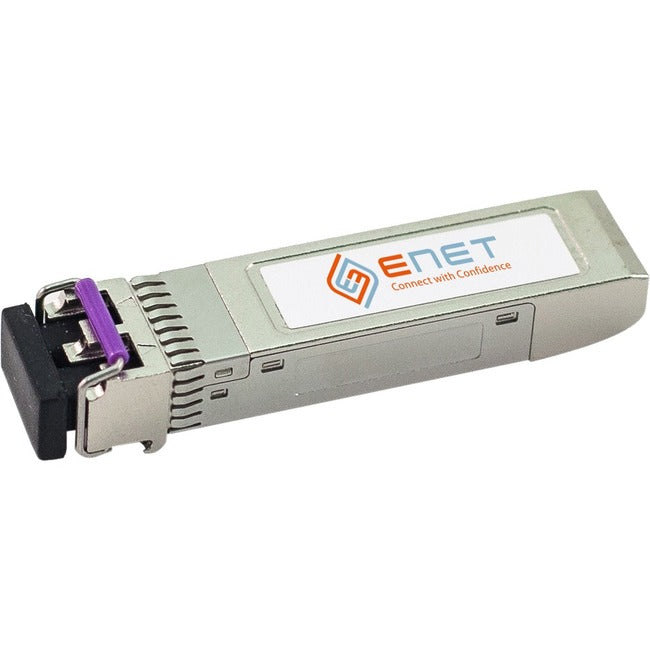 ENET Ruckus (Formerly Brocade) Compatible E1MG-BXD-80K TAA Compliant Functionally Identical 1000BASE-BX Bi-Di SFP 1550nm TX/1490nm RX 80km w/DOM Single-mode Simplex LC E1MG-BXD-80K-ENC