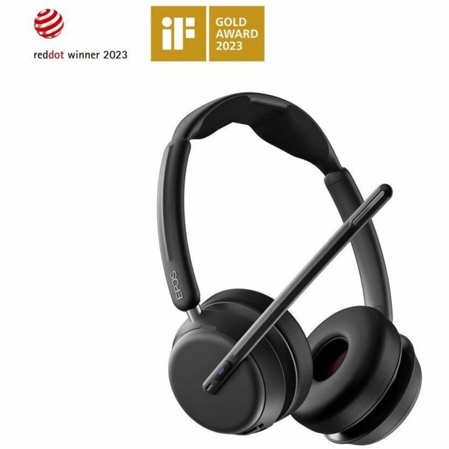 EPOS IMPACT 1060T Headset - Stereo - Wireless - Bluetooth - On-ear - Binaural - Circumaura