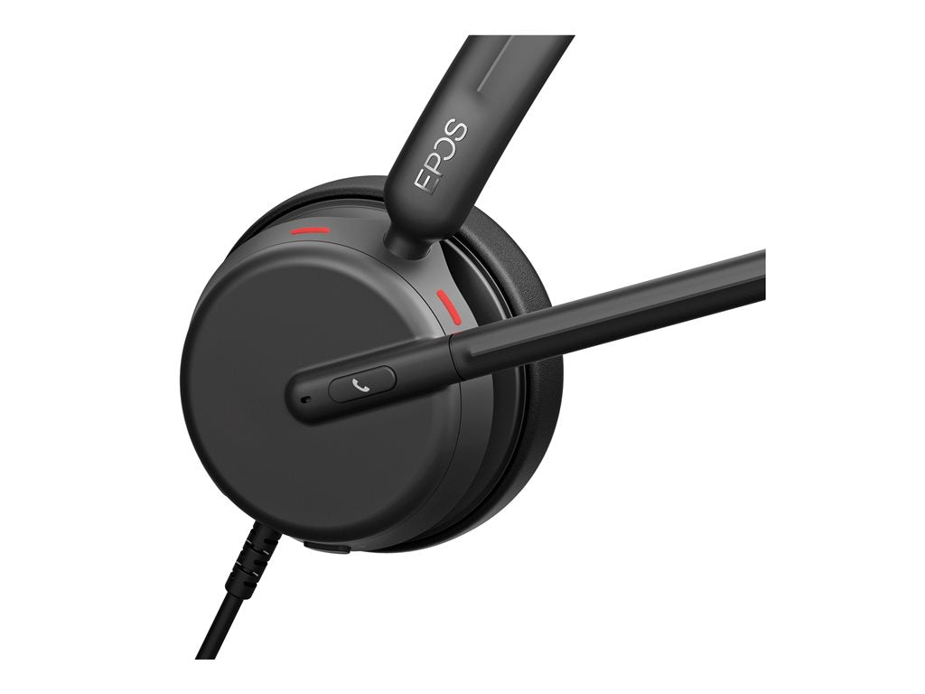 EPOS IMPACT 400 Series 460 Wired USB-C On-Ear Headset Noise Isolating Black